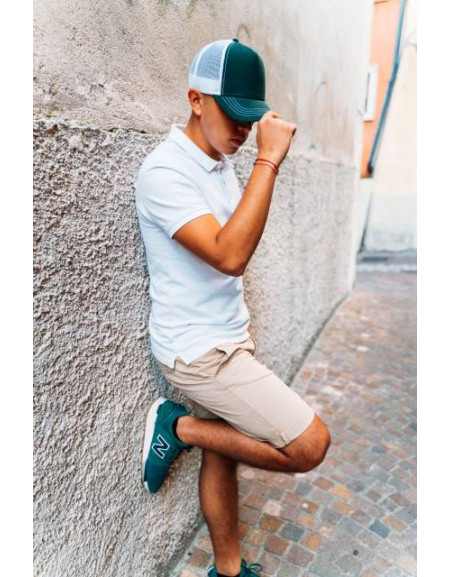 Șapcă cu 5 panouri din plasă „Rapper Canvas”